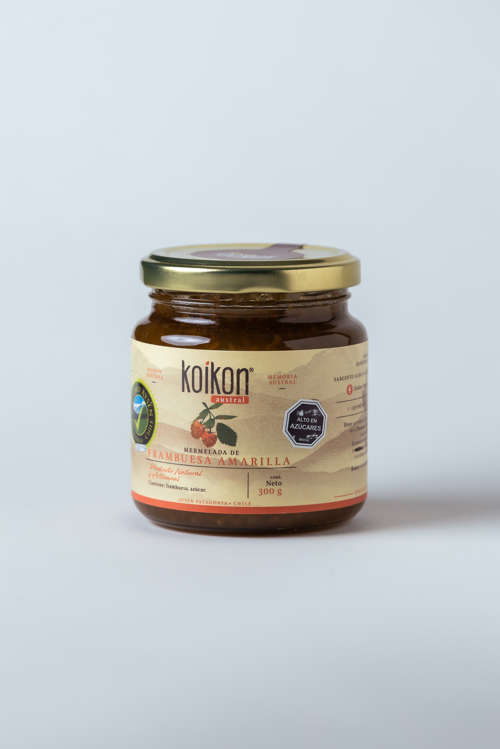 MERMELADA DE FRAMBUESA AMARILLA - Imagen 2